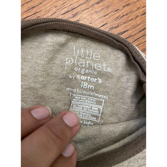 Little Planet Organic By Carters Bear Pajamas- 18m - Picture 3 of 6